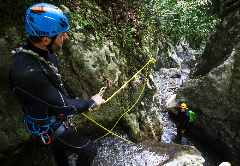 canyoning discese nei torrenti e nelle forre in val di lima e garfagnana