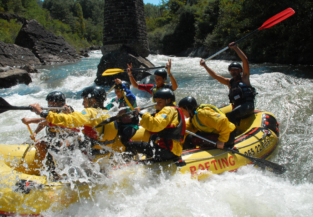 rafting sui fiumi della Val di Lima in Toscana