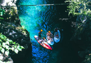 stand up paddle sui fiumi e lungo la costa Toscana